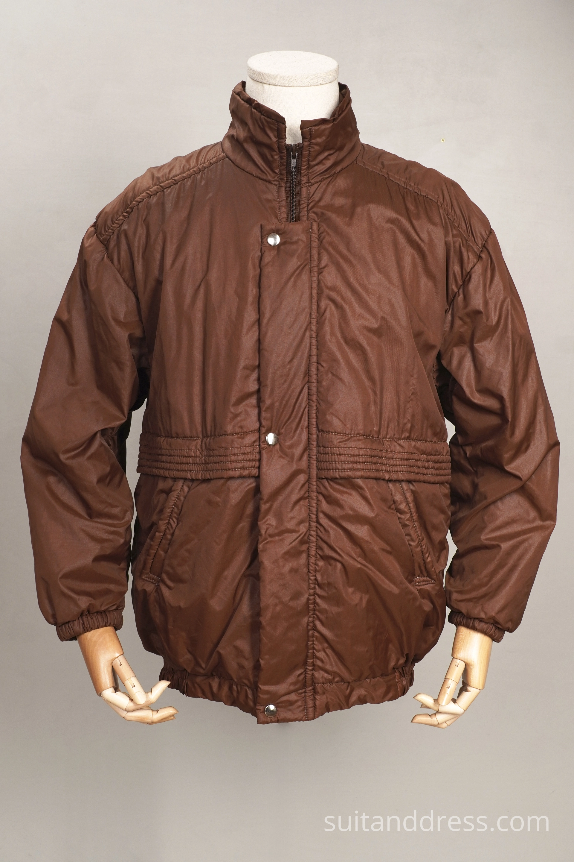 1980s soviet puffer jacket vintage polyester 80ties style