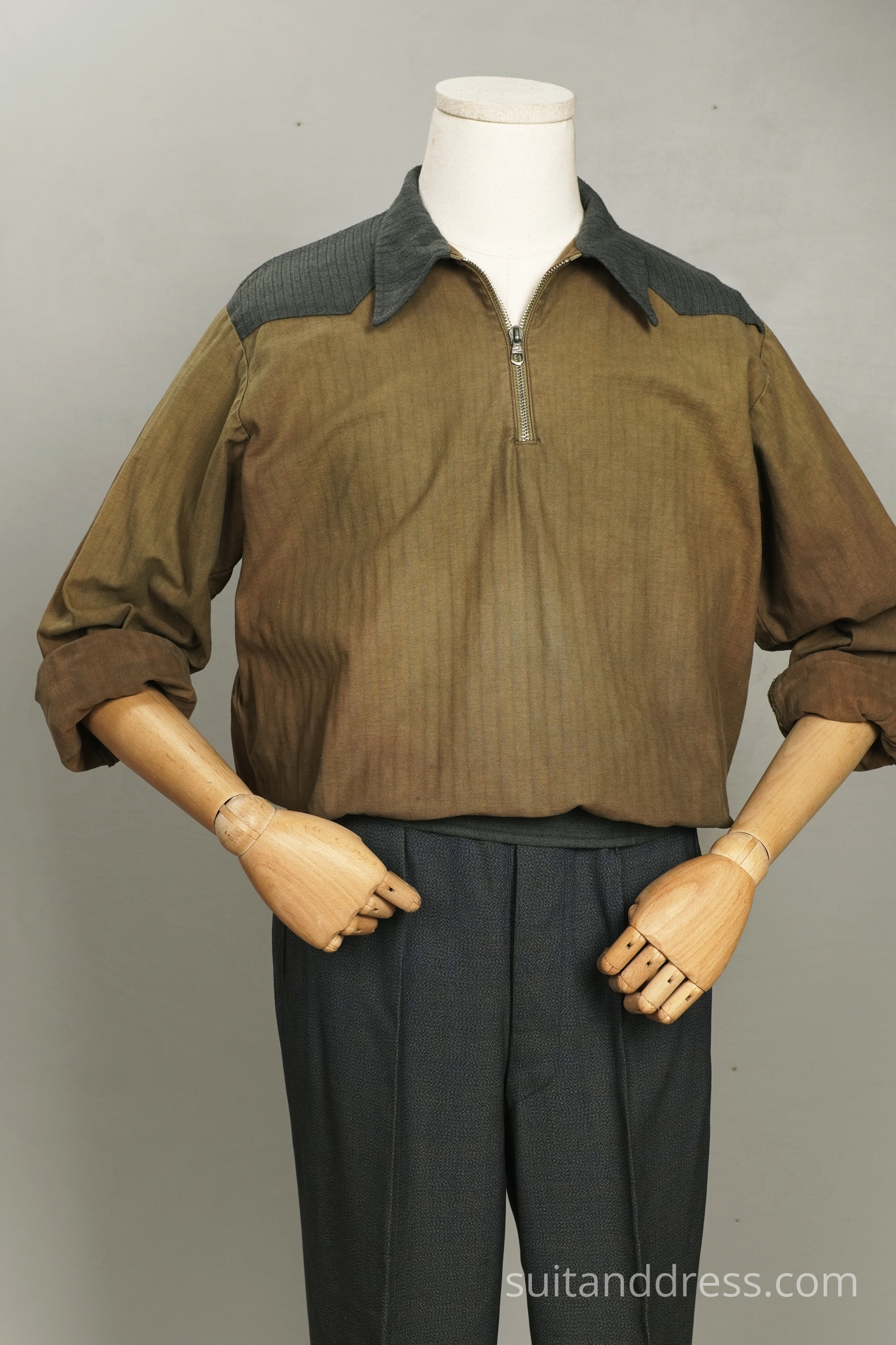 1940s twoo tone blouse jacket replica