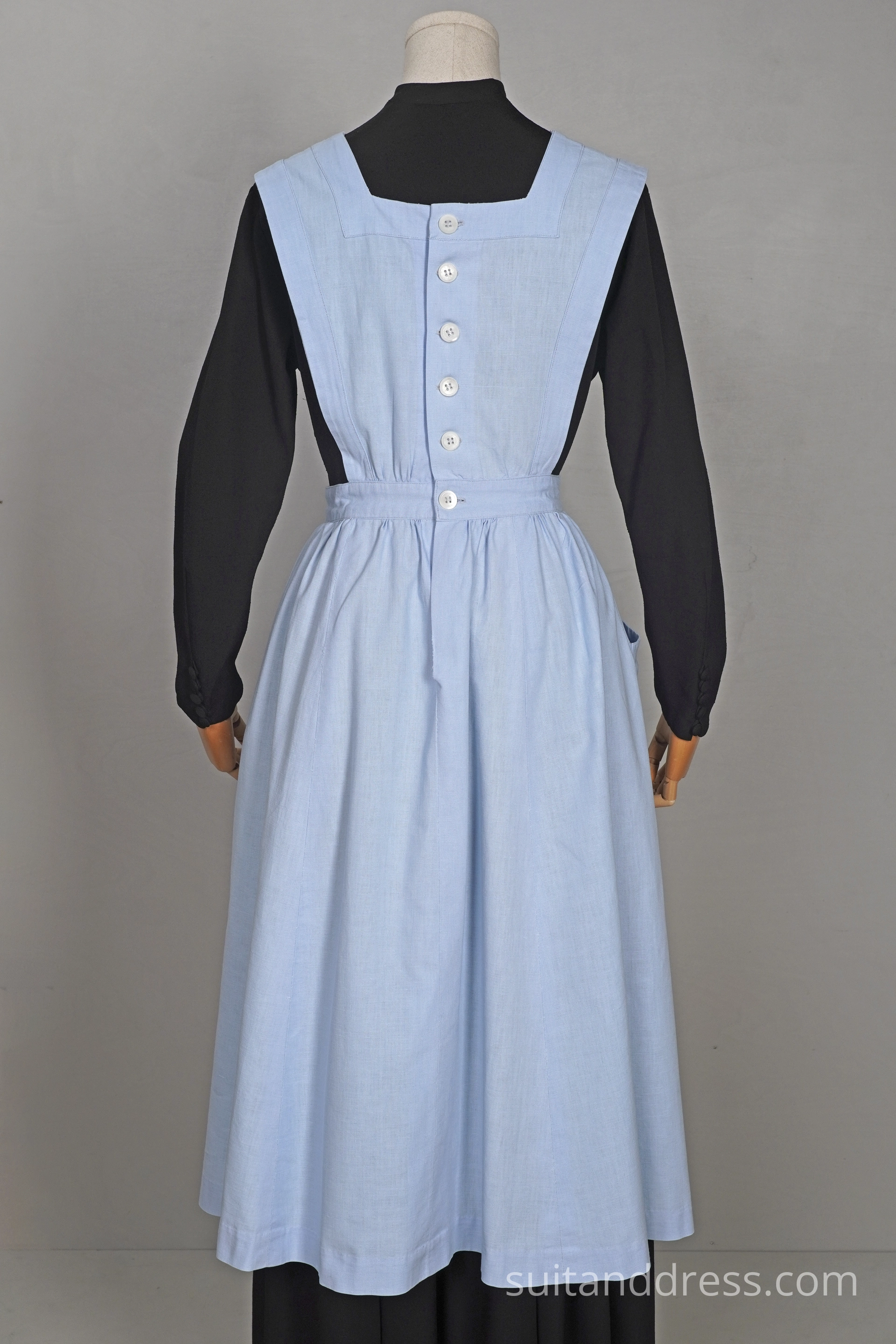 WWII NURSE AID UNIFORM pinafore dress apron vintage costume rent hire films movies Riga Latvia
