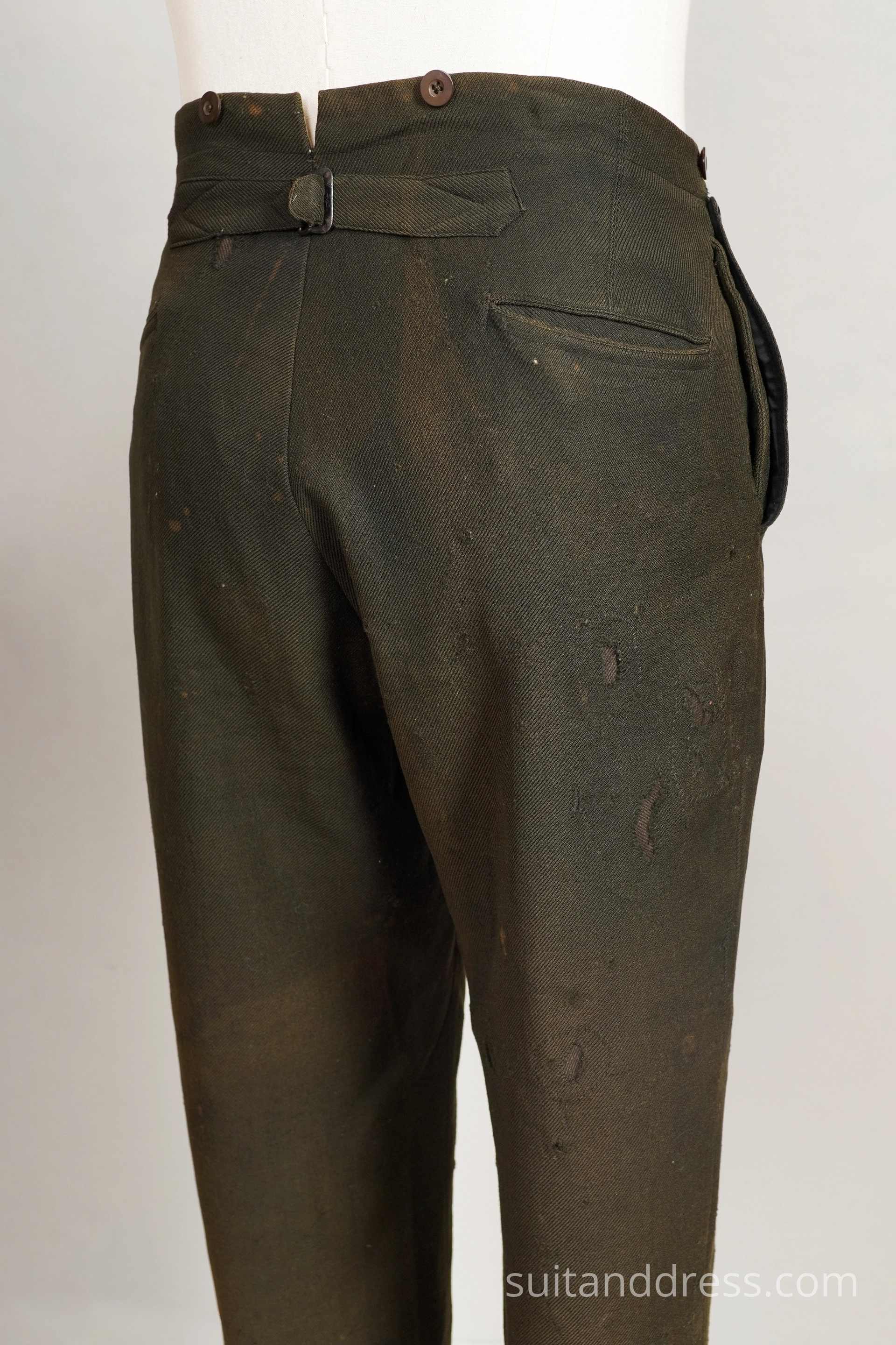 Original Victorian Edwardian suit faded worn out