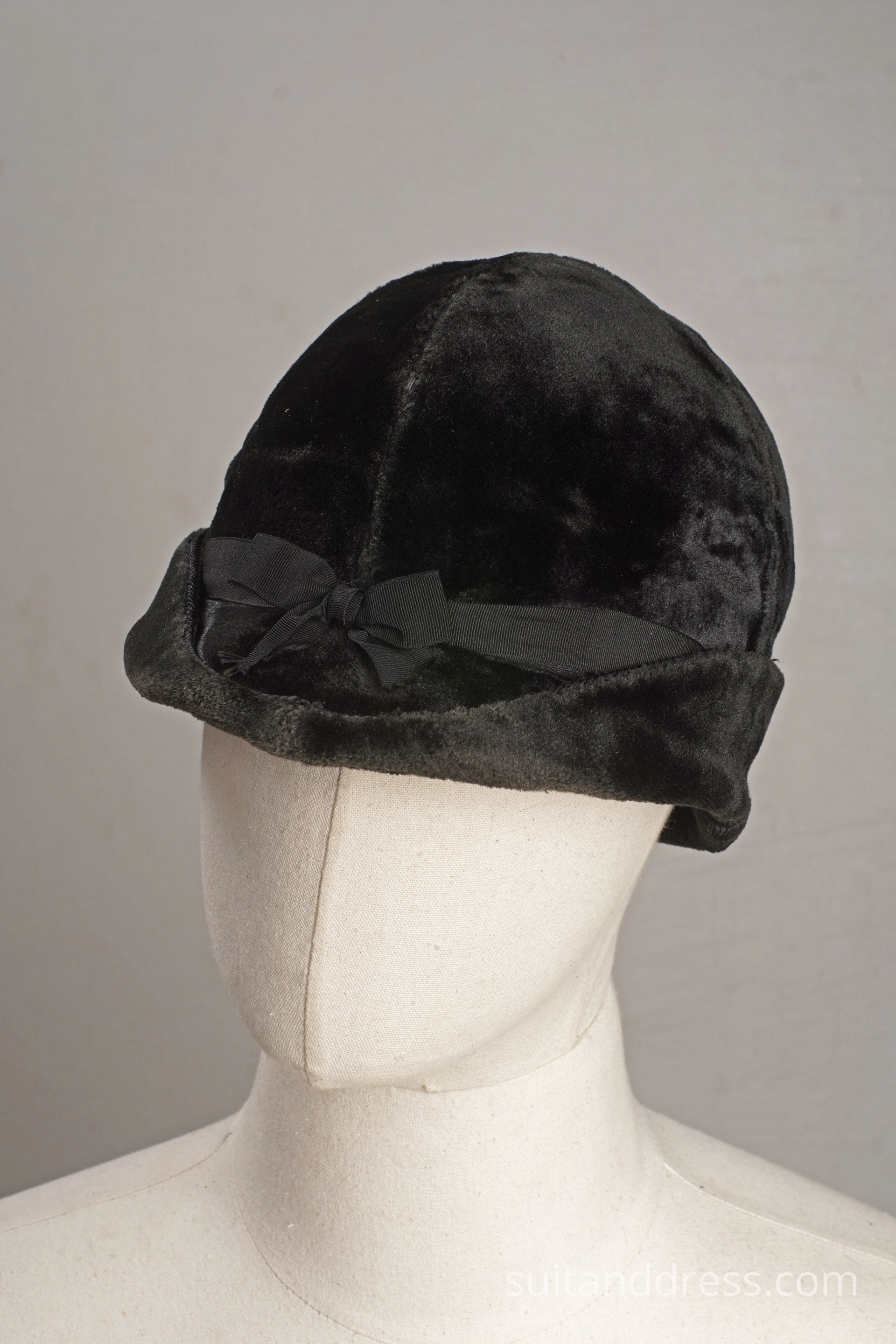 antique equrstrian velvet cap vintage jockey's hat 