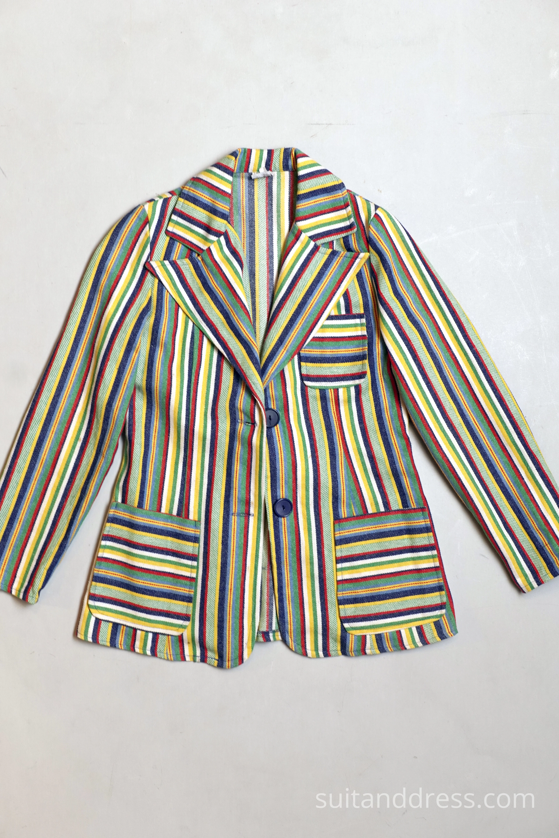 1970s teen girl striped blazer for rent 