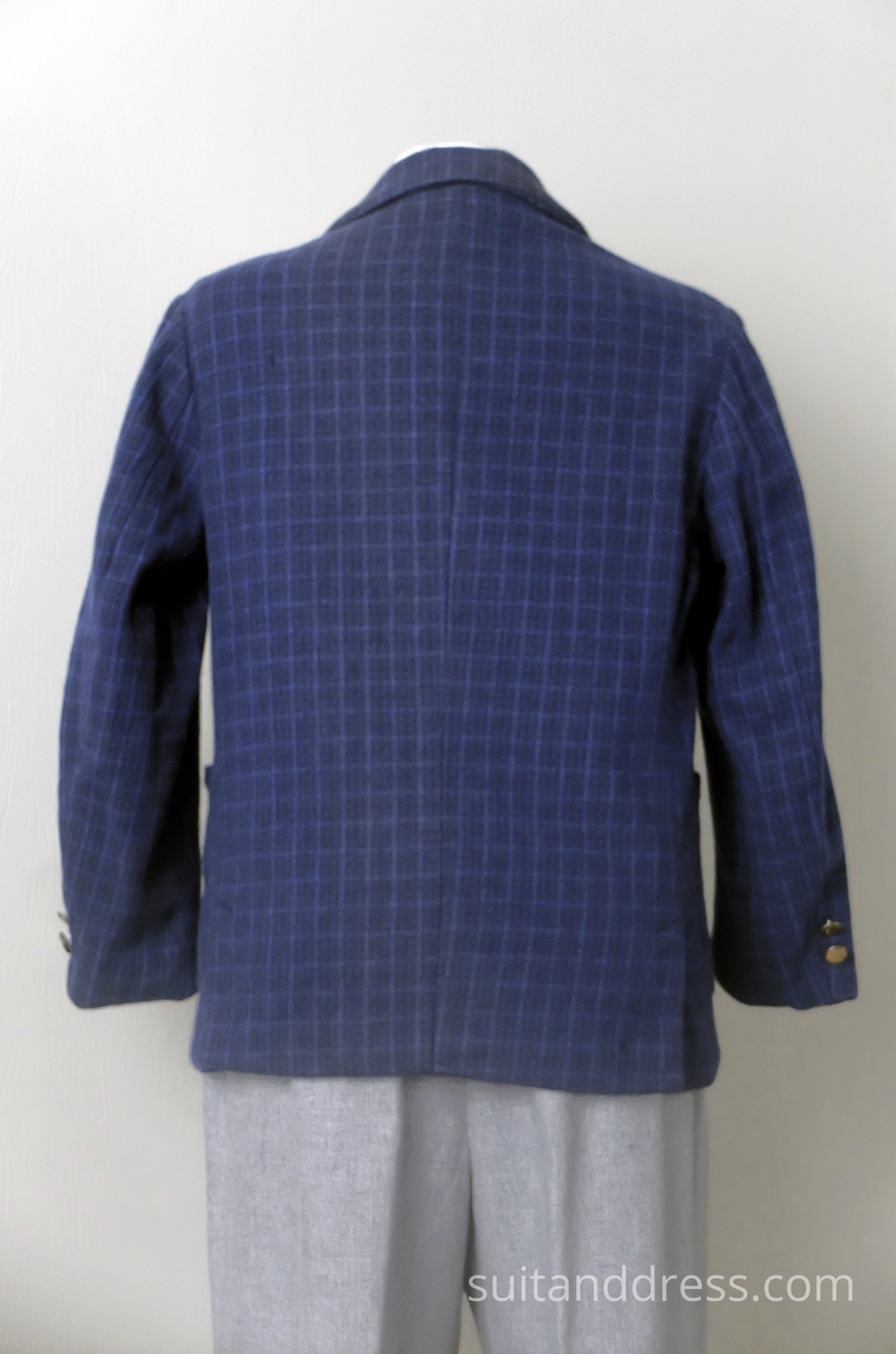 vintage 1950s boys blazer blue check
