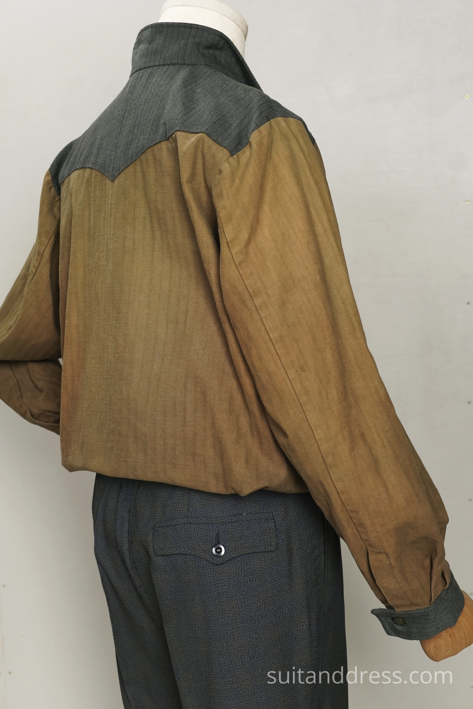 1940s twoo tone blouse jacket replica