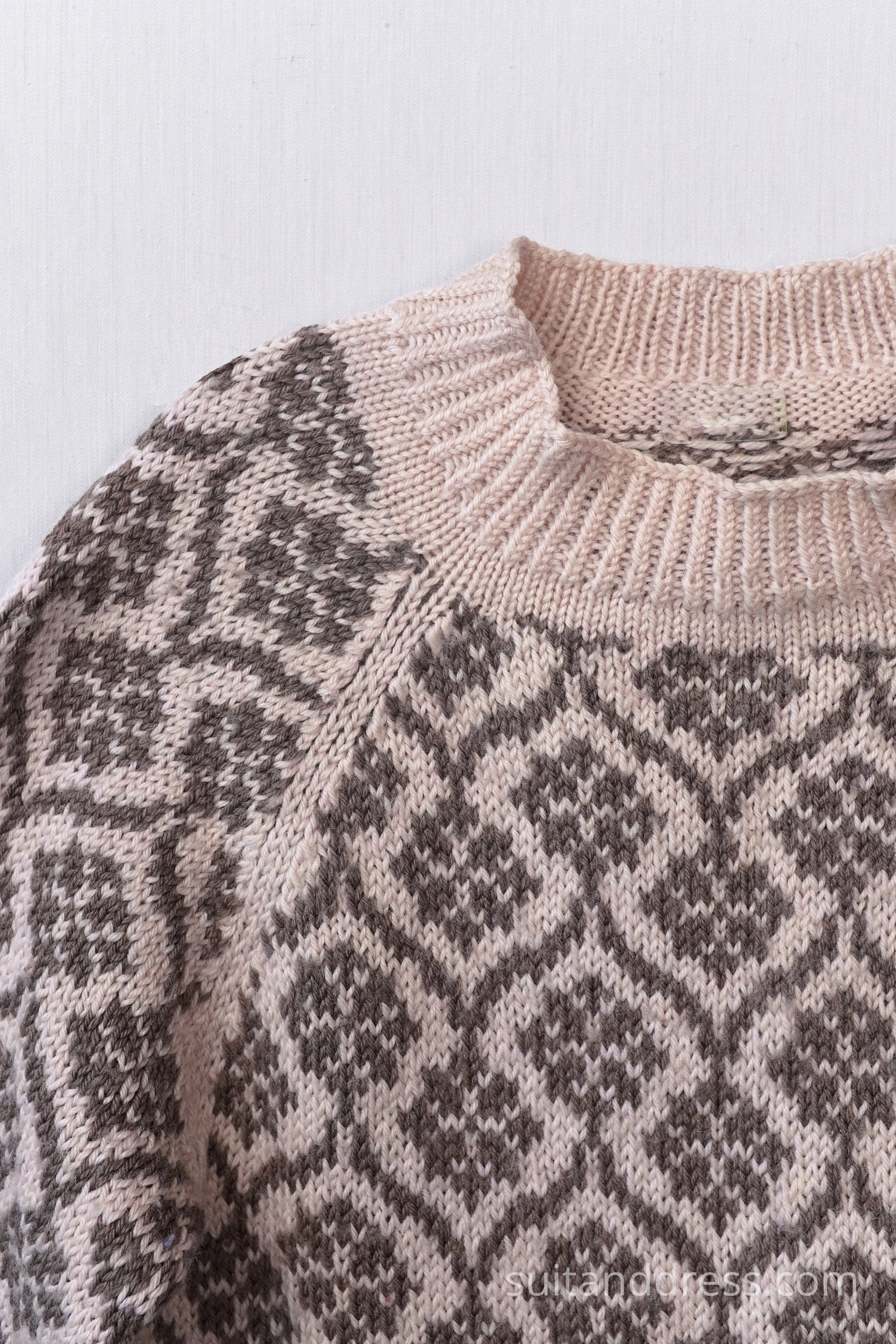 1970S HAND KNITTED JACQUARD KIDS JUMPER costume rent Riga Latvia