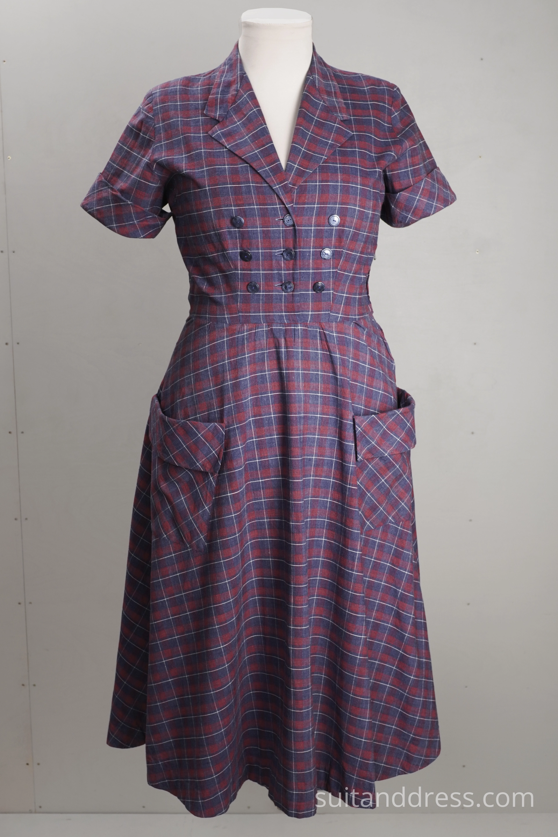 1940s shirtwaist core dress rent