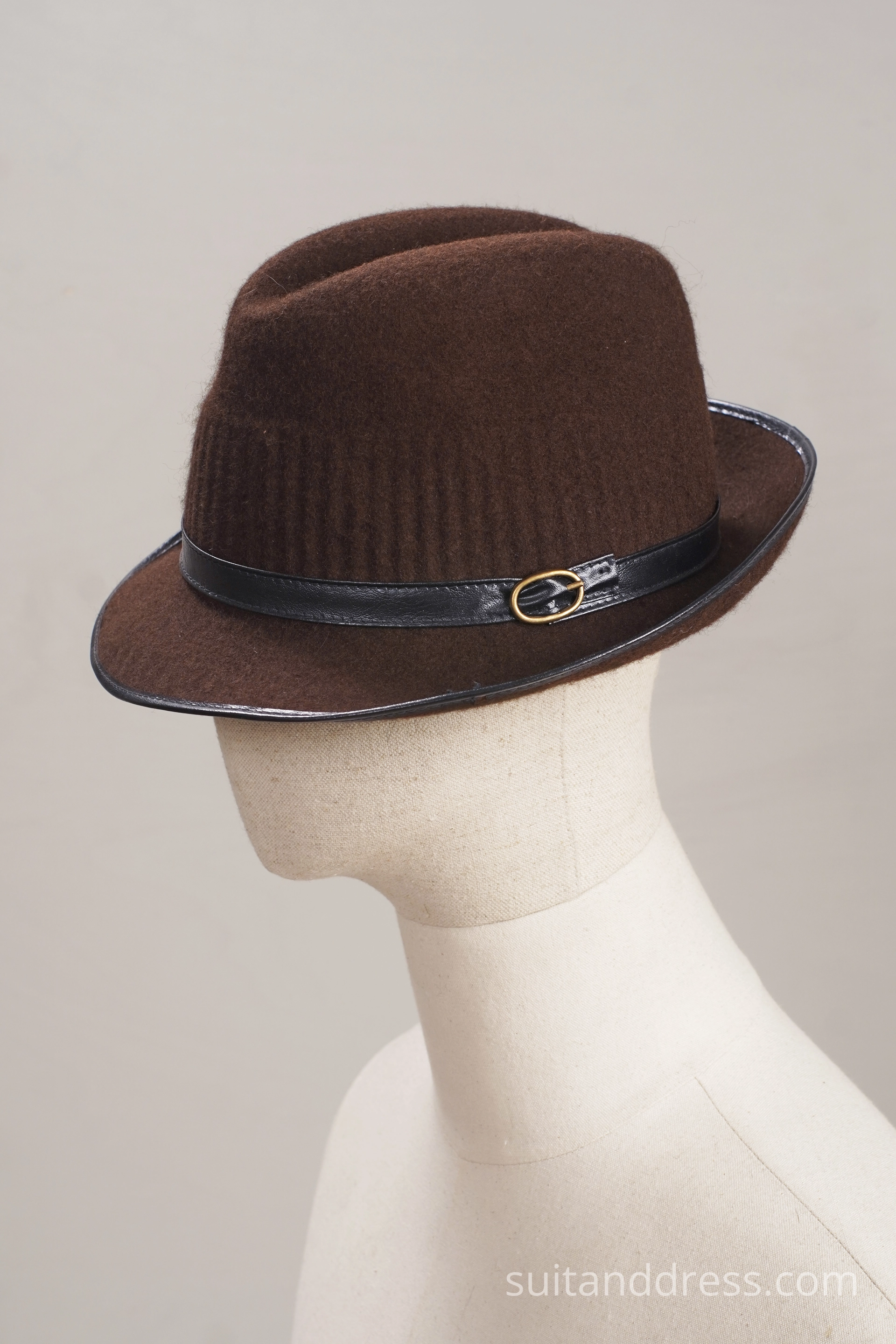 1970s soviet wool felt trilby