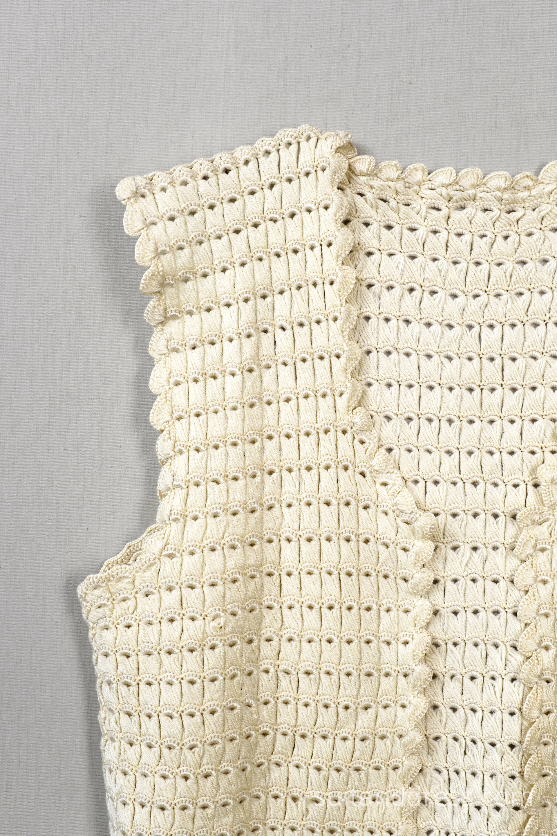 1970s crochet ladies vest retro costume rent hire Latvia Riga