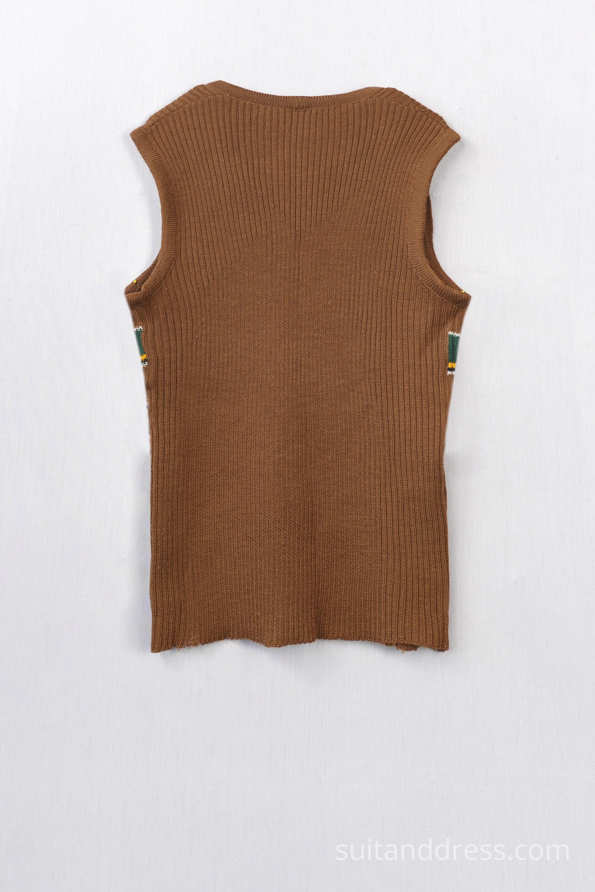 1970s ribbed jersy vest top vintage costume rent in Riga Latvia