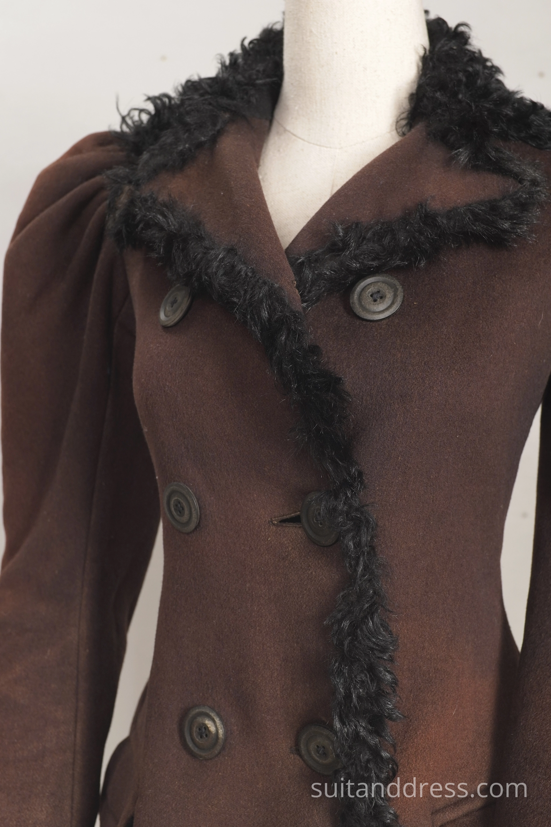True Victorian Edwardian ladies coat mutton sleeves