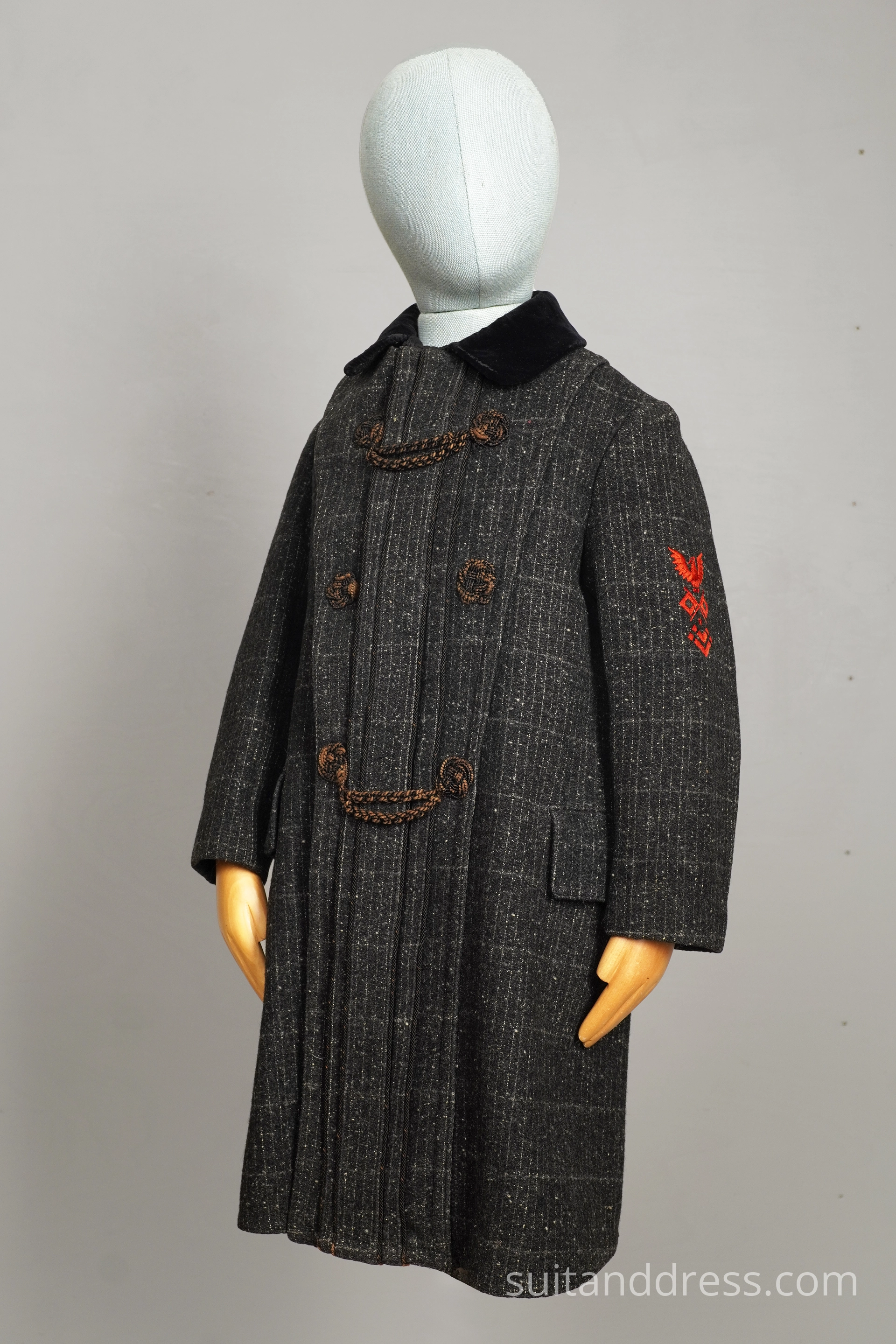 Edwardian boys coat Victorian style childswear kids fashion in 1900s historical costume rent in Riga