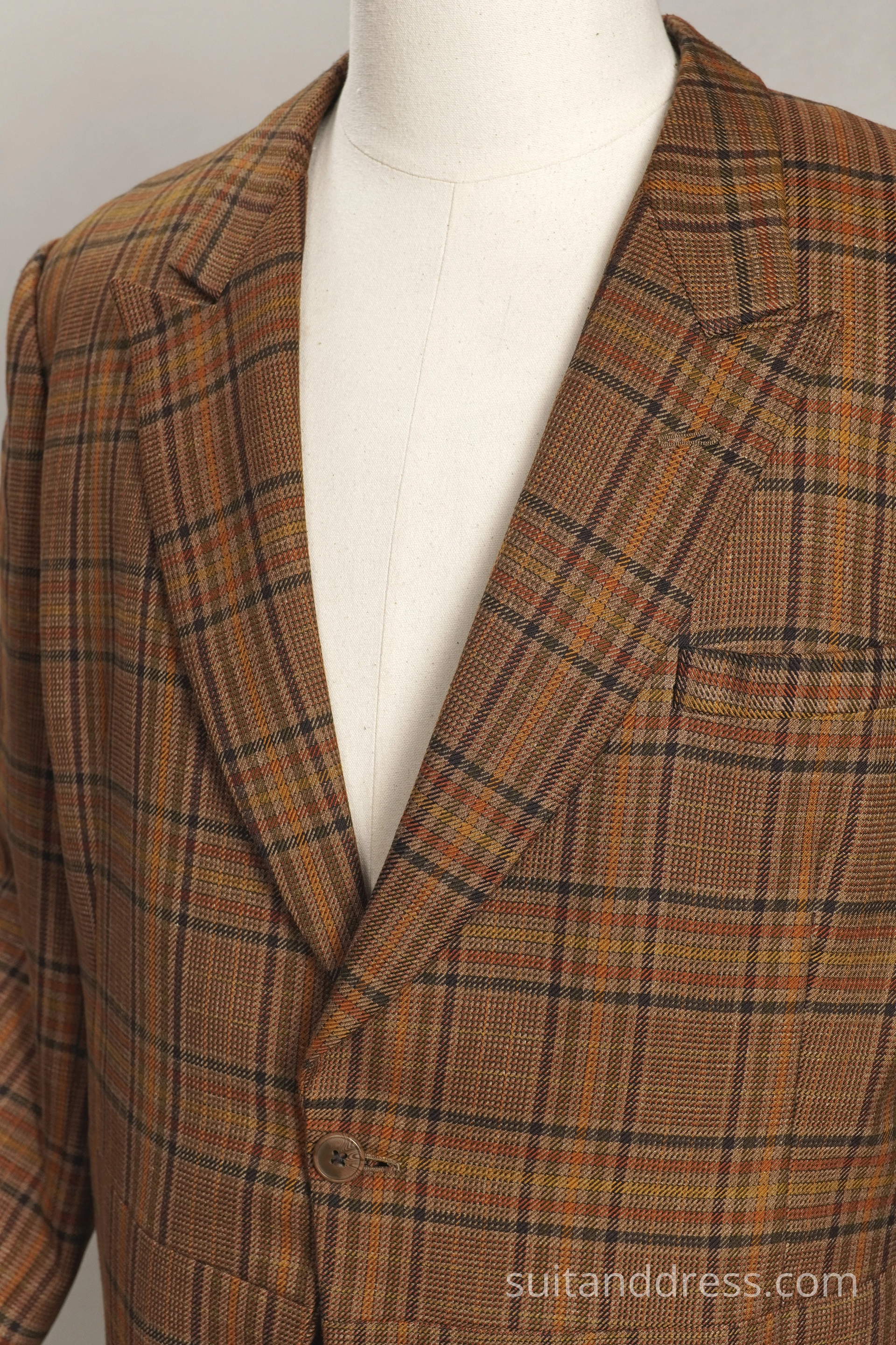 Fancy plaid edwardian morning suit dandy costume rent