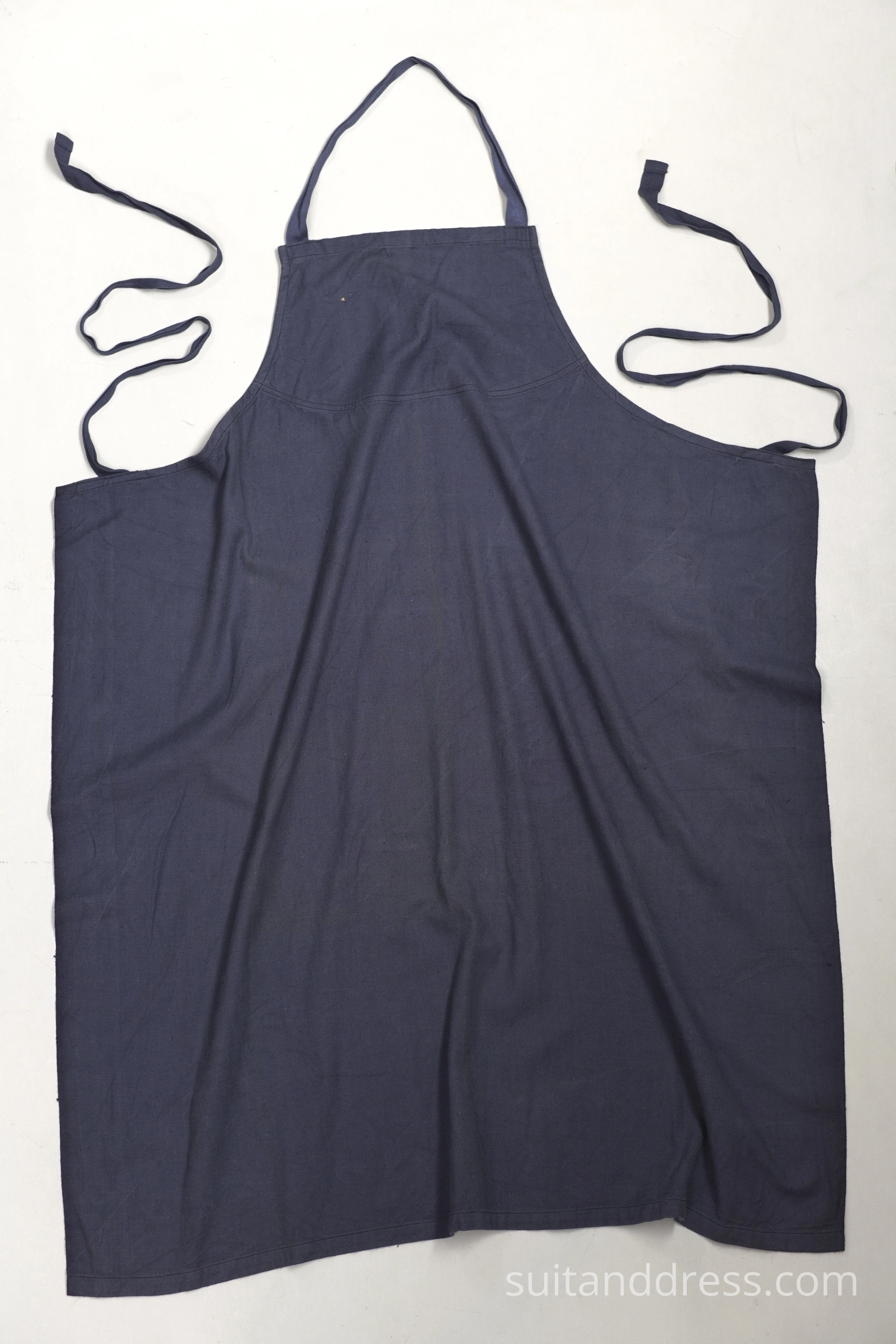 vintage cotton workweare apron navy
