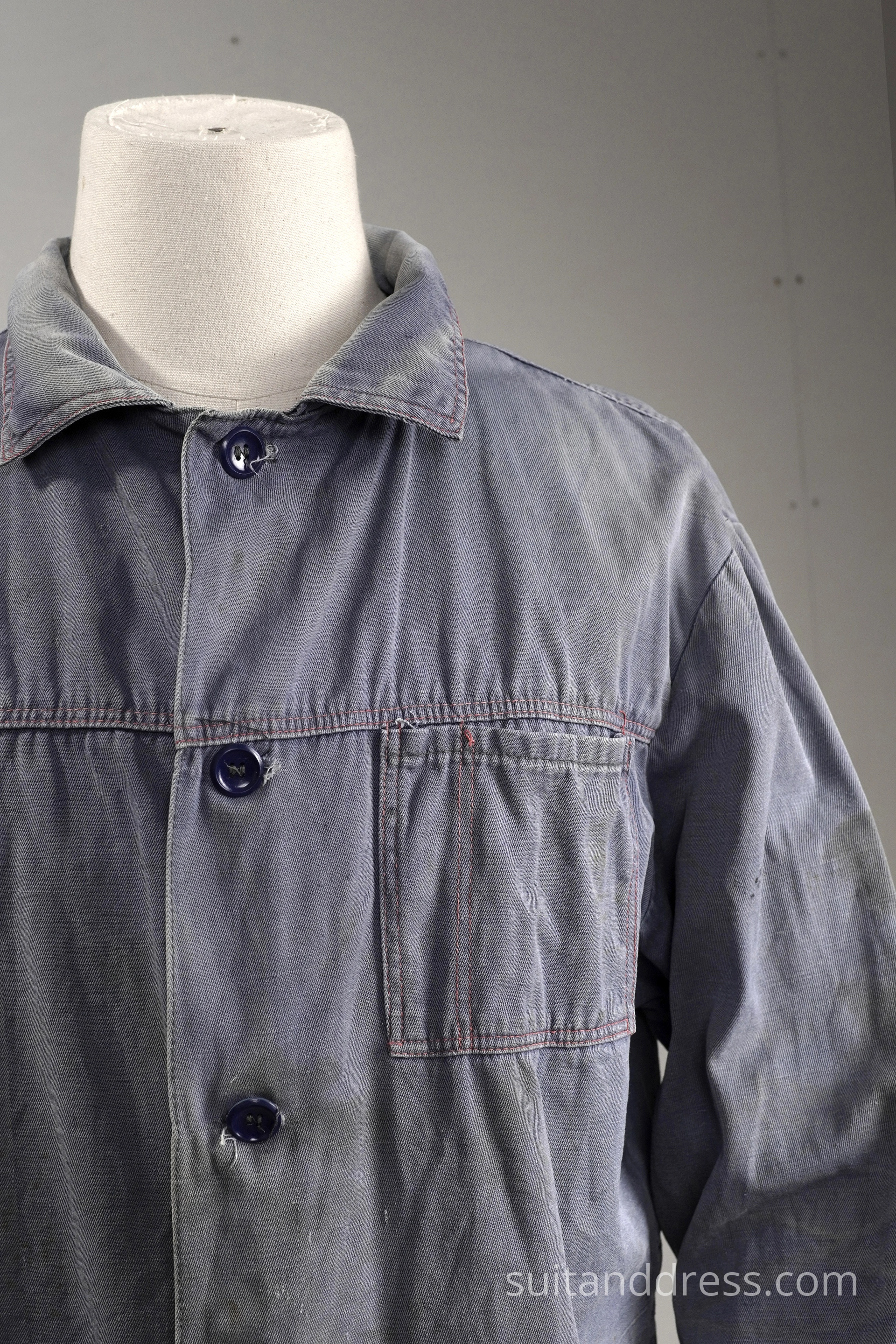 soviet era workwear blu-gray